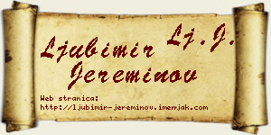 Ljubimir Jereminov vizit kartica